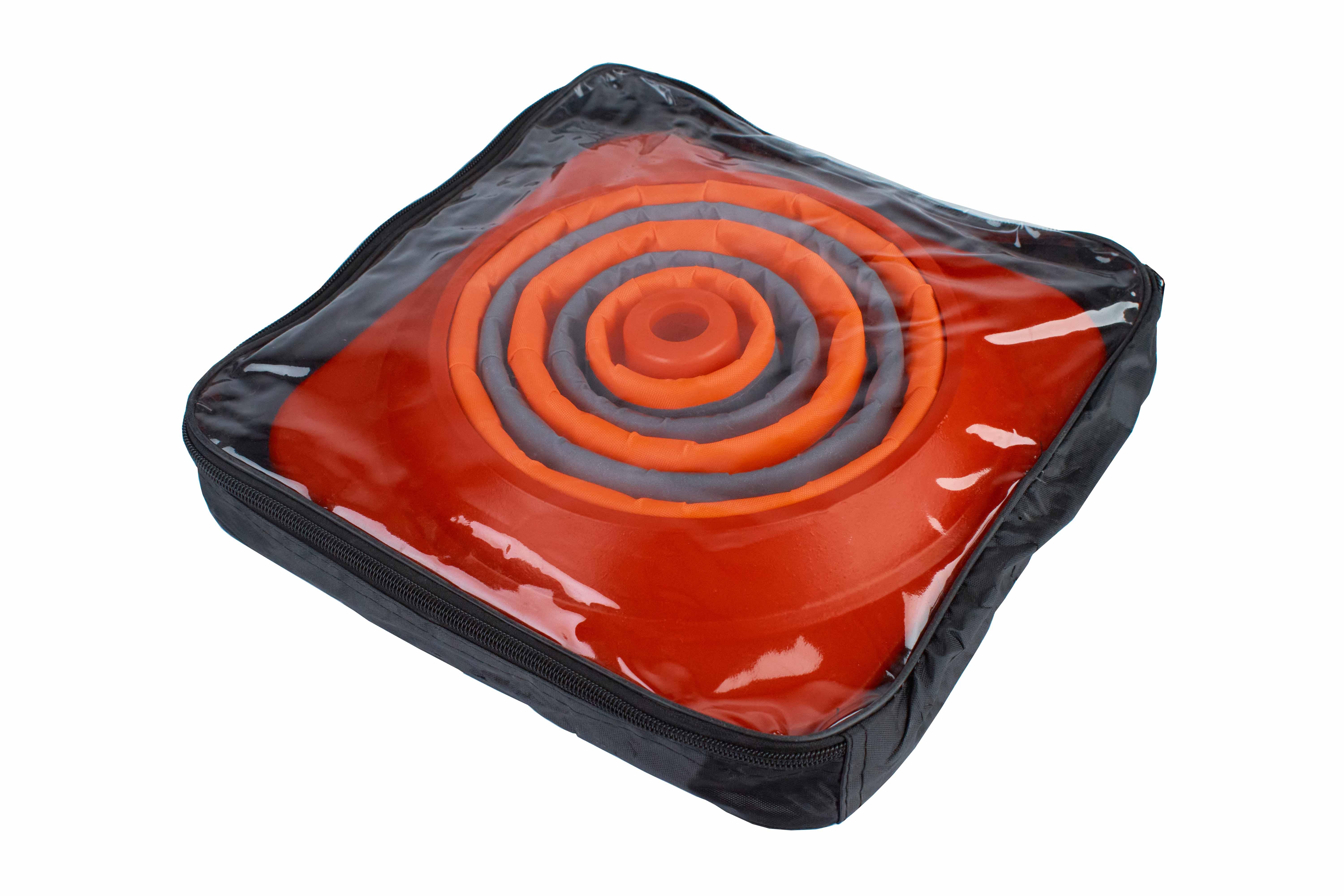 Cono stradale pieghevole da 50 cm con LED e custodia per il trasporto